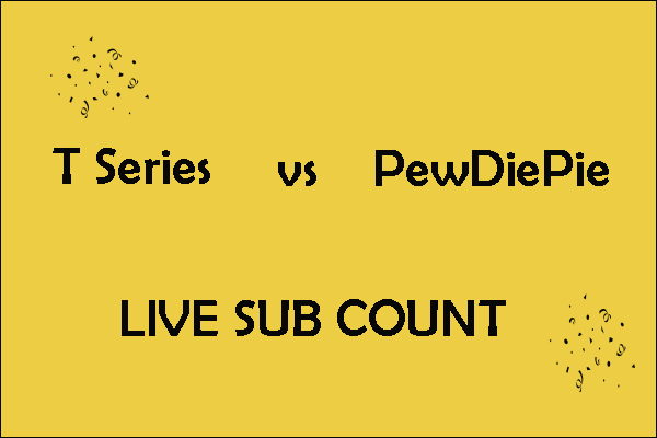 PewDiePie VS T-Series Live Subscriber Count