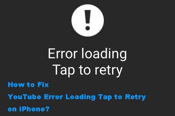 [Solved!] YouTube Error Loading Tap to Retry on iPhone