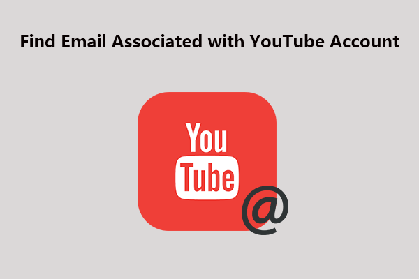 how to find out email associated with youtube channel