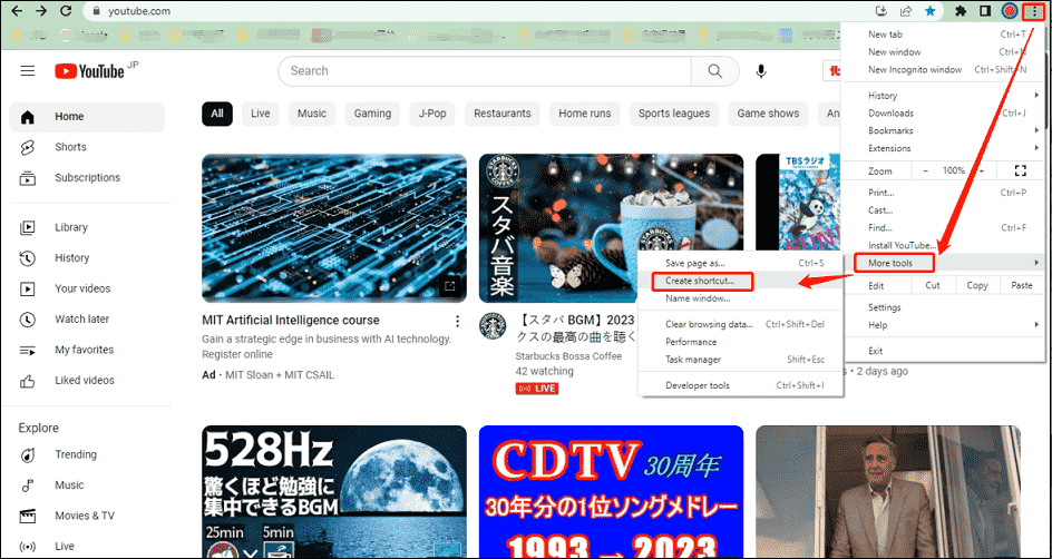 How To Create Youtube Shortcut On Desktop How To Create Youtube Shortcut On Desktop
