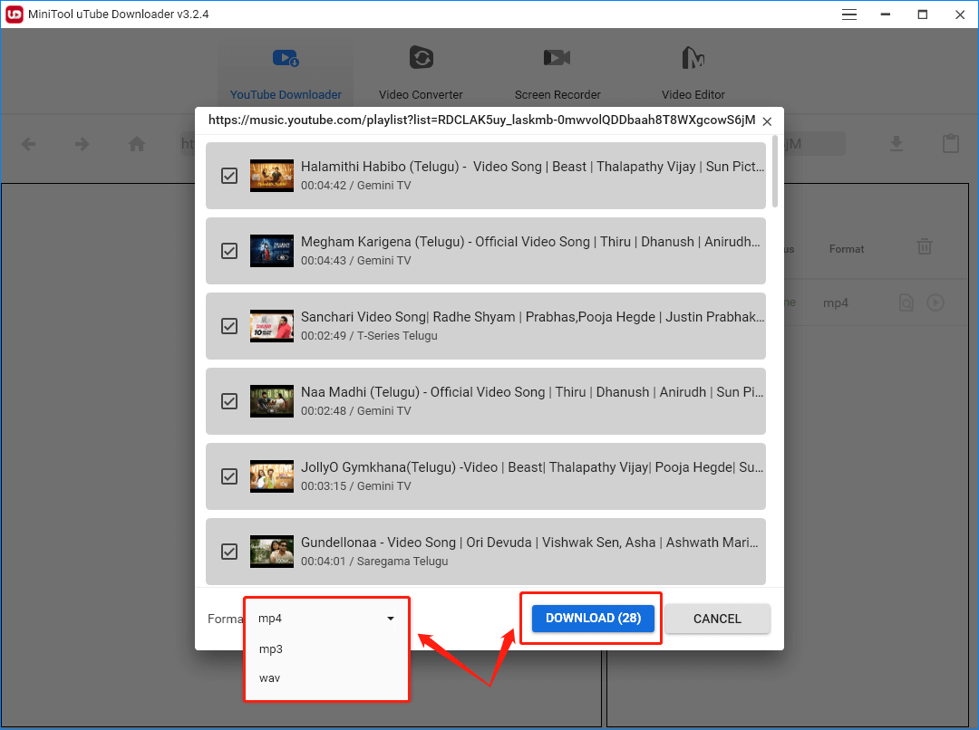 how to download youtube playlist on mac