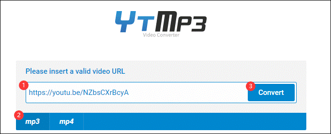 use YTMP3 to download YouTube music