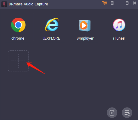 add the app to DRmare Audio Capture