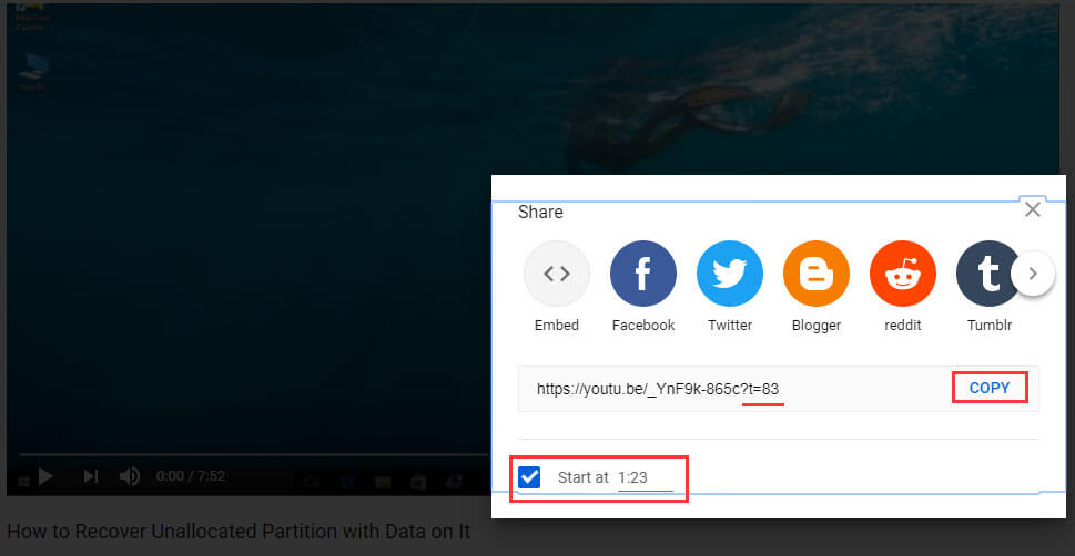 YouTube Link Time: How to Get the YouTube Timestamp Link? - MiniTool