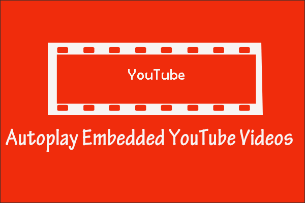 embed video autoplay gmail email