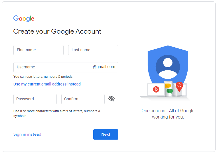 How to Create a Google Account for YouTube, Gmail, and Drive?