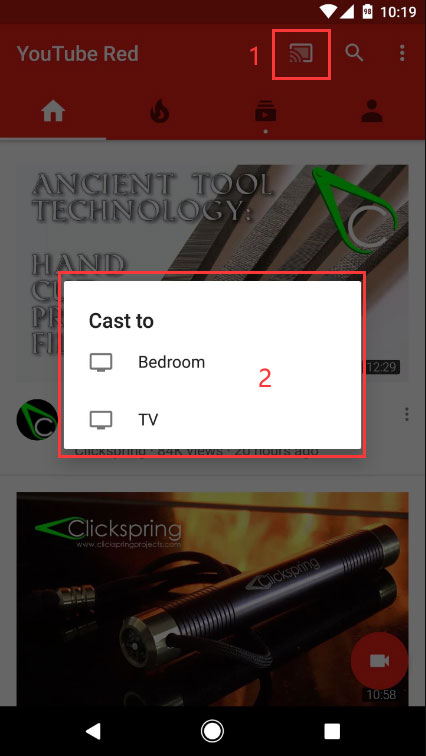 how to stop youtube tv casting