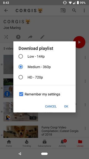 can i download youtube videos to watch offline