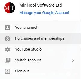youtube channel membership