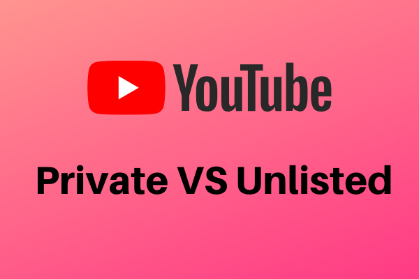 youtube private vs unlisted