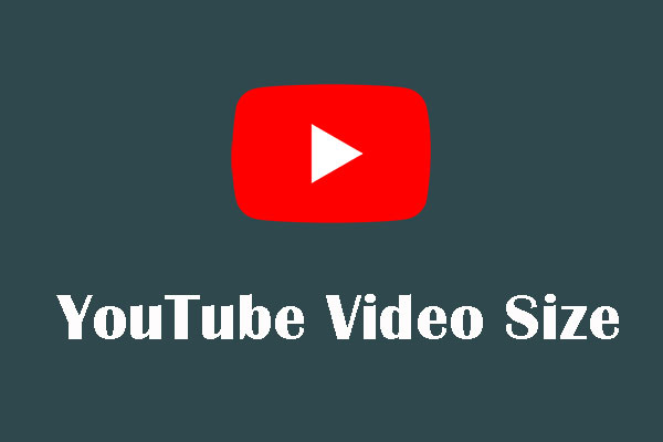 YouTube video size