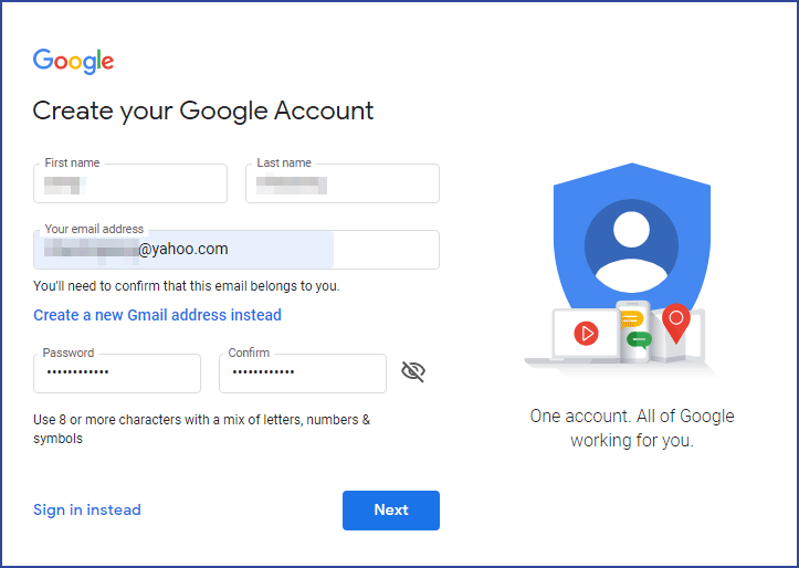 Can You Make A Google Doc Without Gmail Account