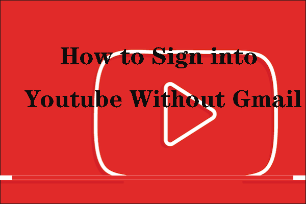 Sign up without gmail