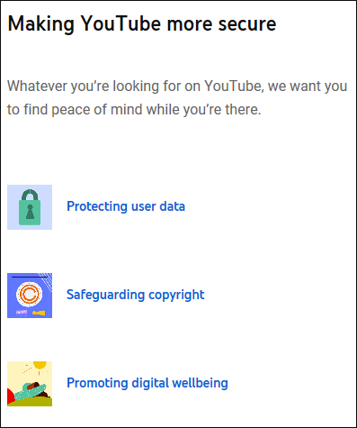  3 new measures to make YouTube more secure