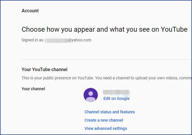 Choose how you appear and what you see on YouTube
