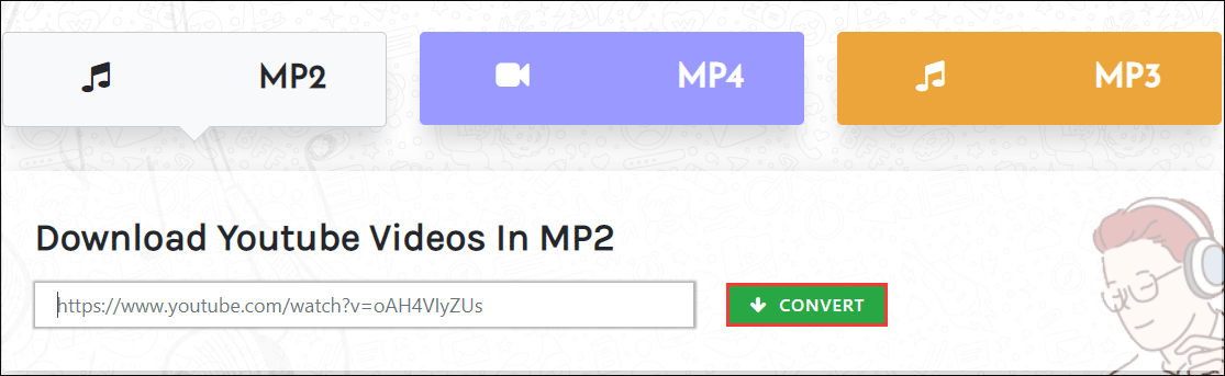 mp2 converter