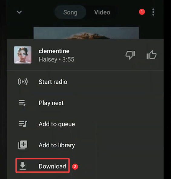 where is youtube music downloads stored