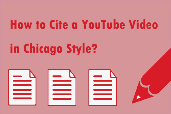 How To Cite A Youtube Video In Chicago Style