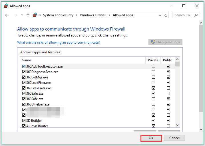 4k video downloader allow in windows 10 firewall