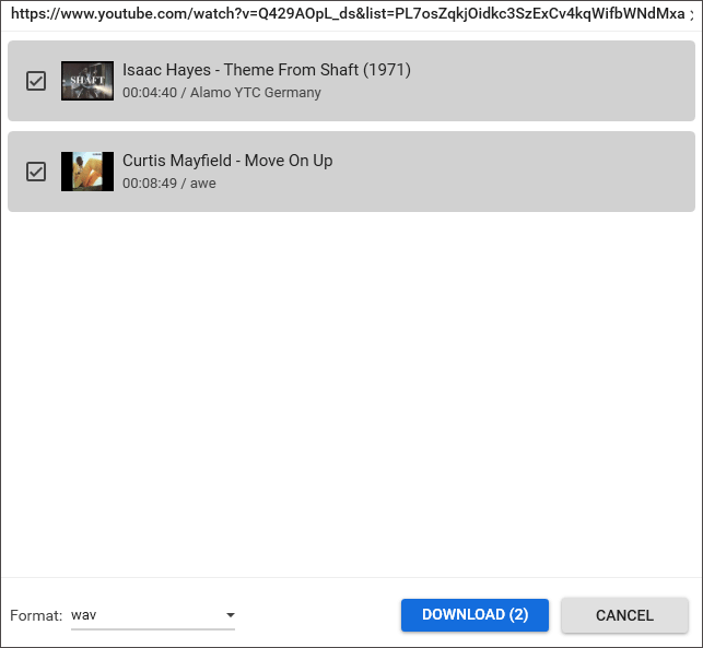 downloading youtube music to my computer