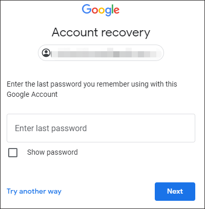 several ways to recover YouTube password