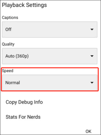 the Speed area