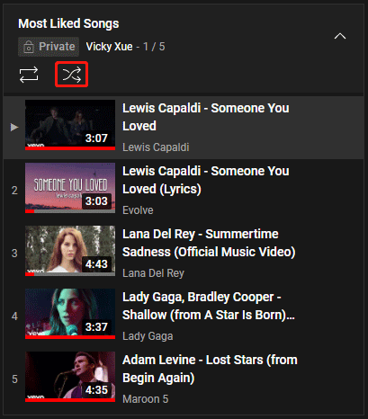 How to Shuffle YouTube Playlist on PCs/Phones/TVs? - MiniTool
