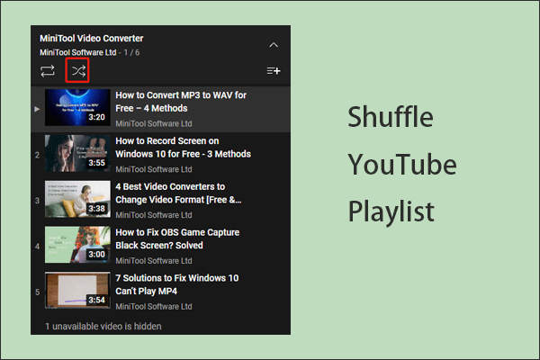 How to Shuffle YouTube Playlist on PCs/Phones/TVs?
