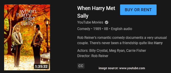 When Harry Met Sally in YouTube