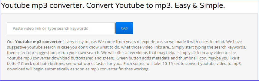 convertir une vidéo YouTube en MP3 en ligne