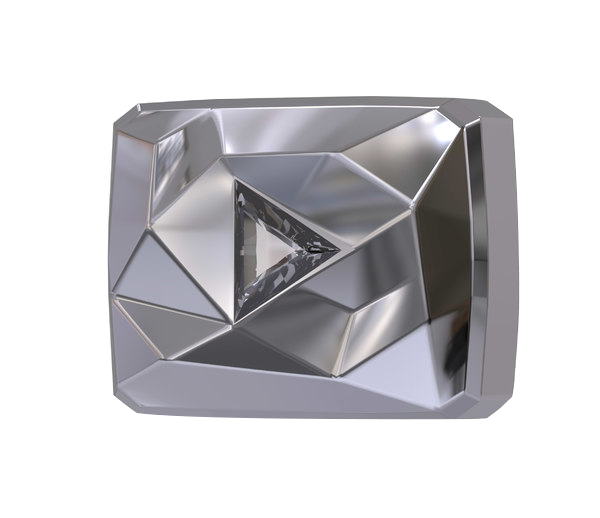 YouTubeダイヤモンド再生ボタン