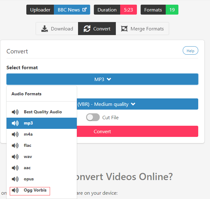 Youtubeからoggへ Youtube動画をoggに変換するコンバータ トップ8