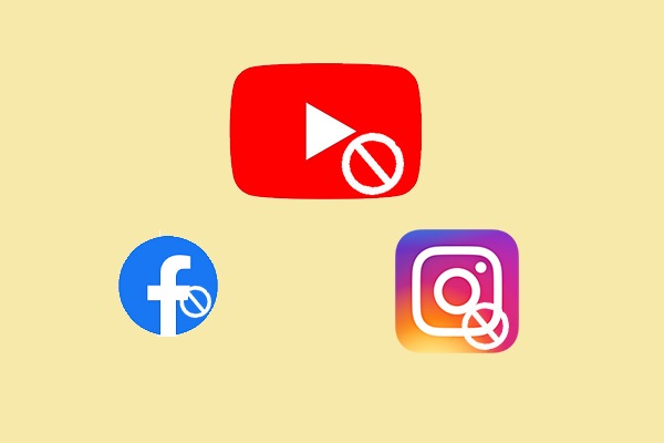 Youtube Instagram Facebookでブロックされているかどうかを知る方法