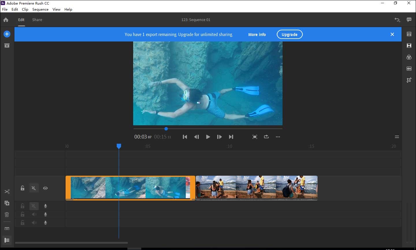 Adobe Rush ajuda a dividir vídeo