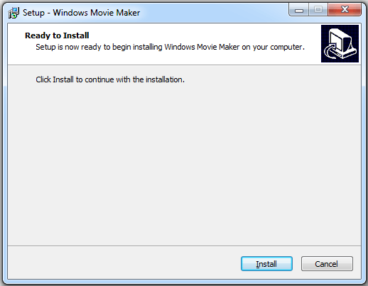 Instale o Windows Movie Maker