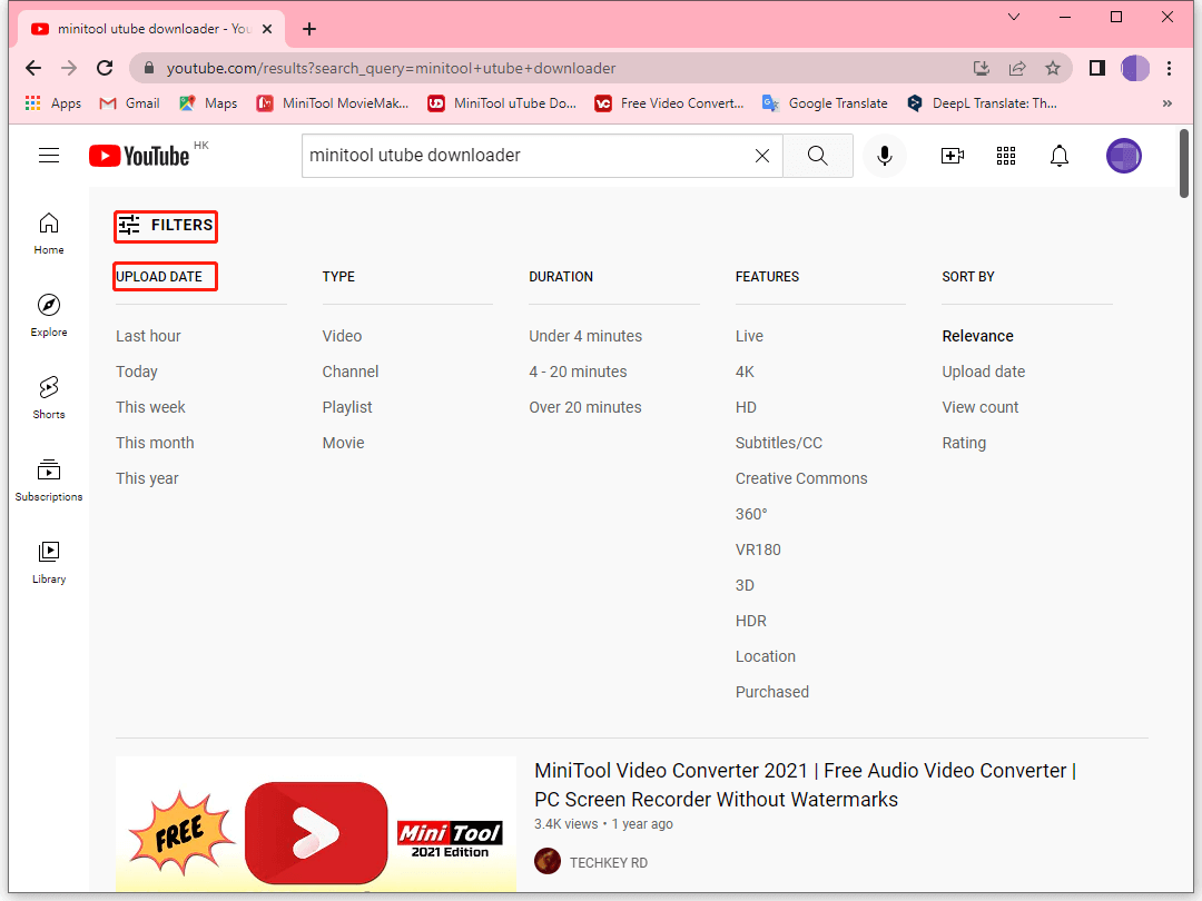 PESQUISAR VÍDEO POR DATA DE POSTAGEM - Saiba ver ordem que vídeos